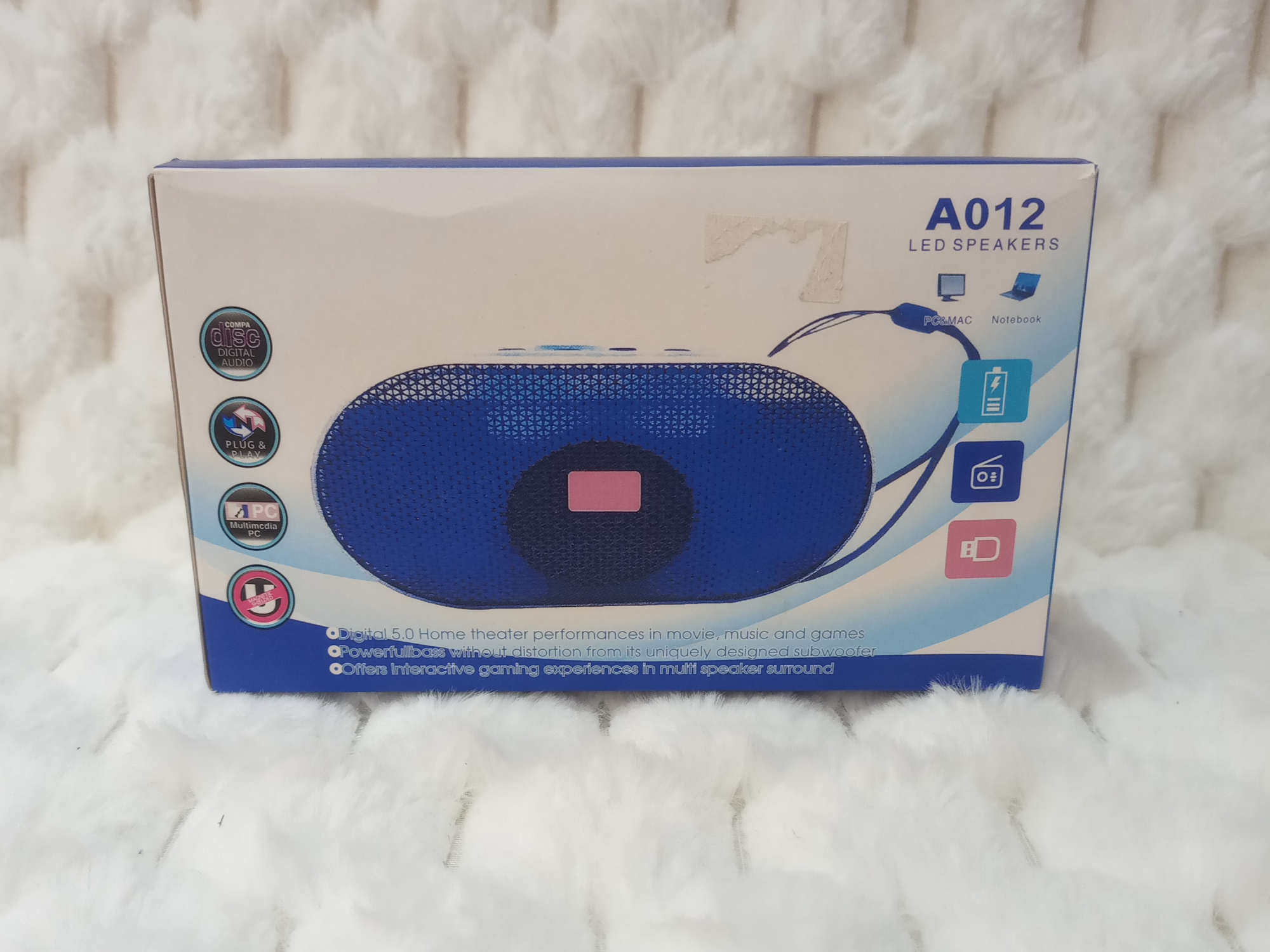Parlante Bluetooth Led A012 Waterproof