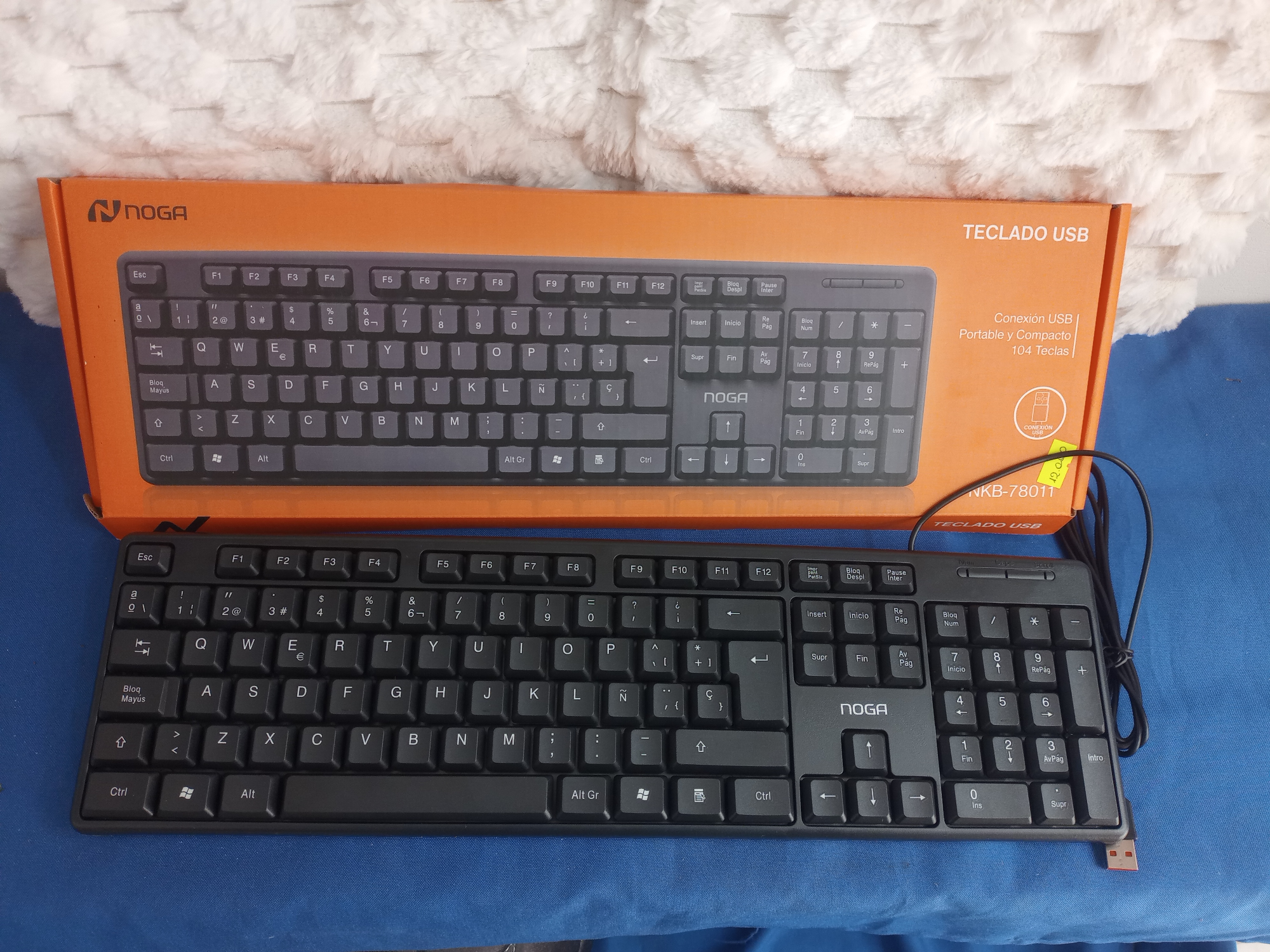 Teclado Noga Nkb-78011 Usb Español 104