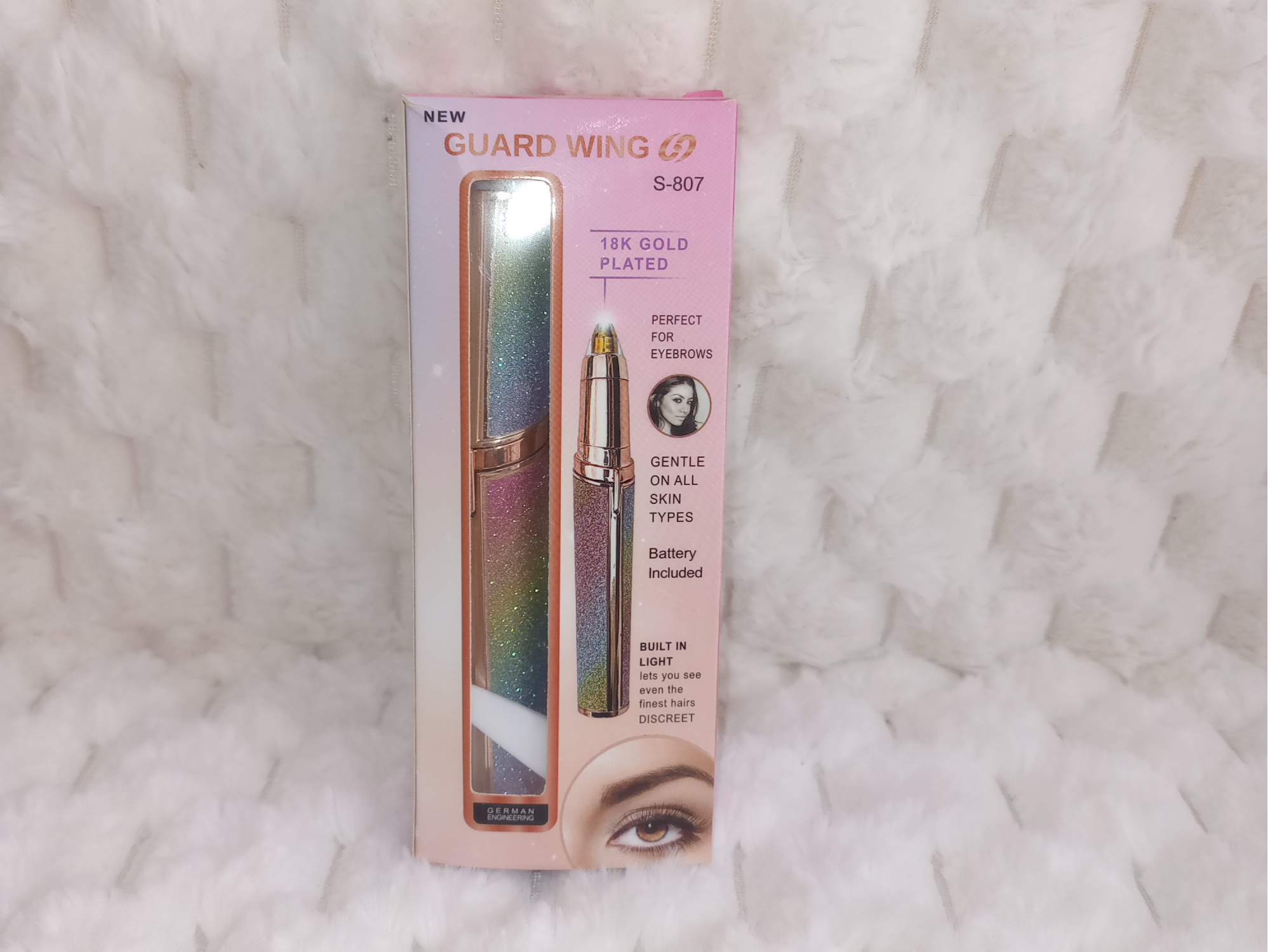 Depiladora Facial Eléctrica Recortador De Cejas 2 Es 1