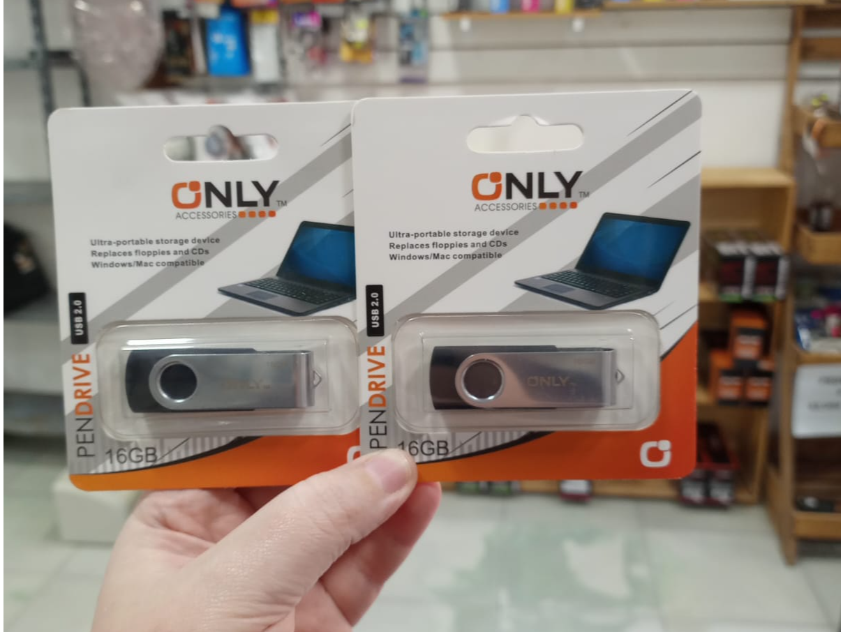 Pendrive Only 16 GB