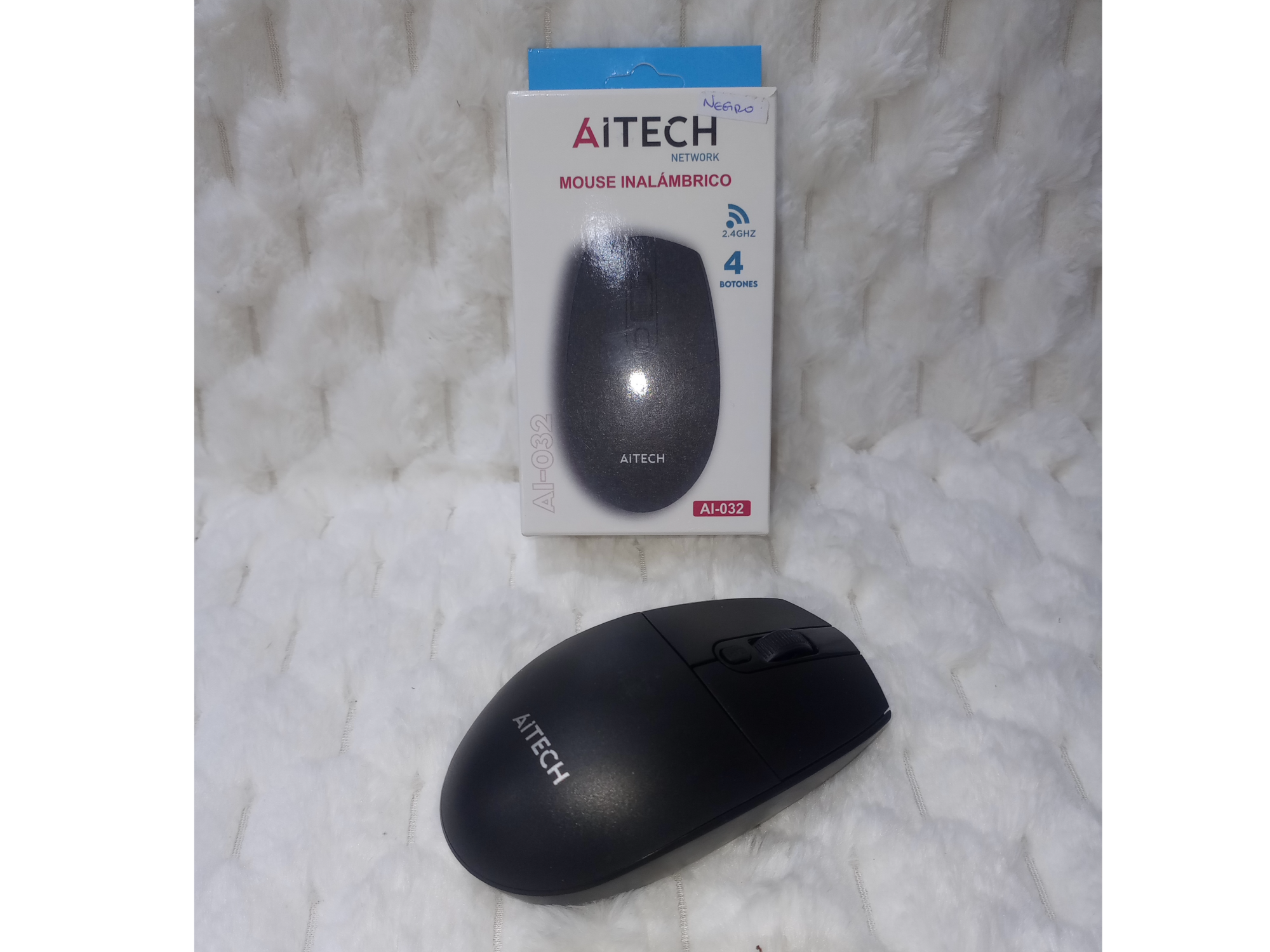 Mouse Aitech Inalámbrico AI-032 2.4Ghz