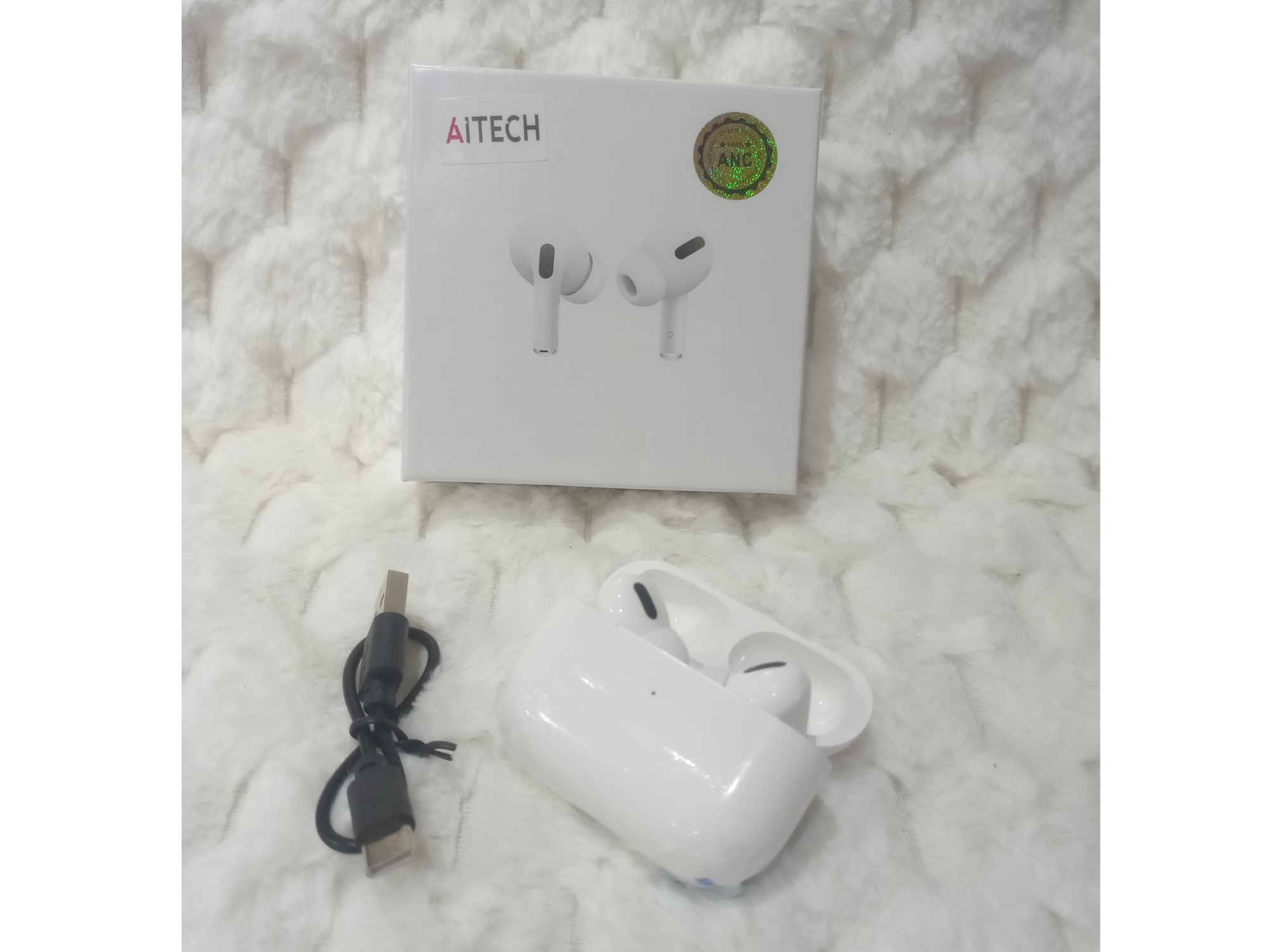 AURICULAR INALÁMBRICO A3 BT CON MICRÓFONO Y REDUCCION DE RUIDO, BLANCO