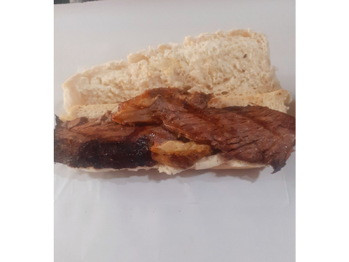 sandwich. Bife de chorizo