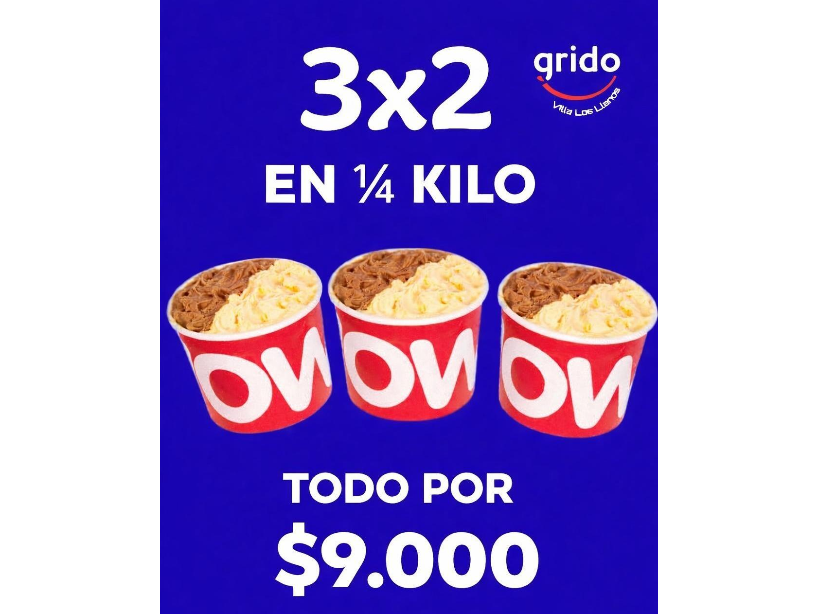 PROMO 3X2 EN CUARTO DE KILO