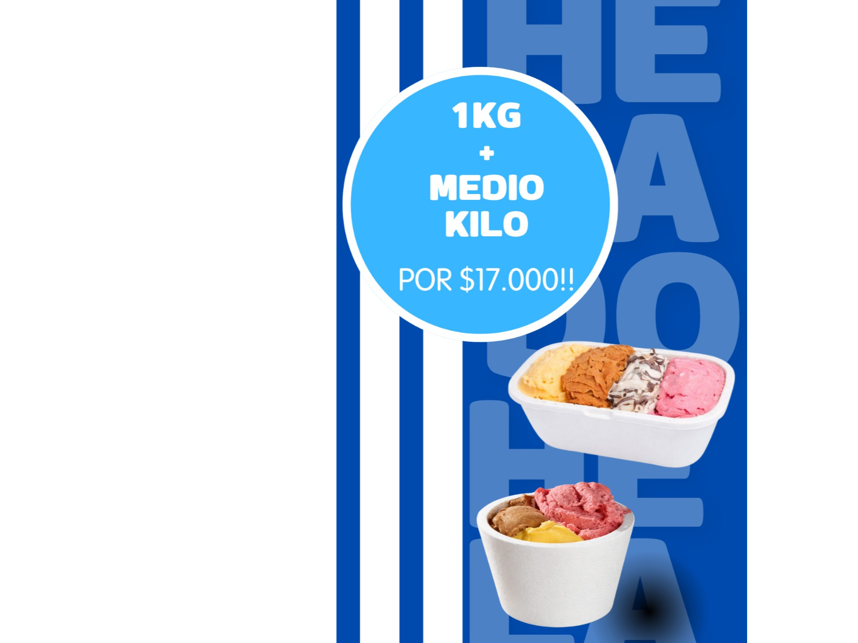 Promo Kilo+Medio kilo