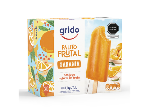 Caja Palito de Agua Naranja X20