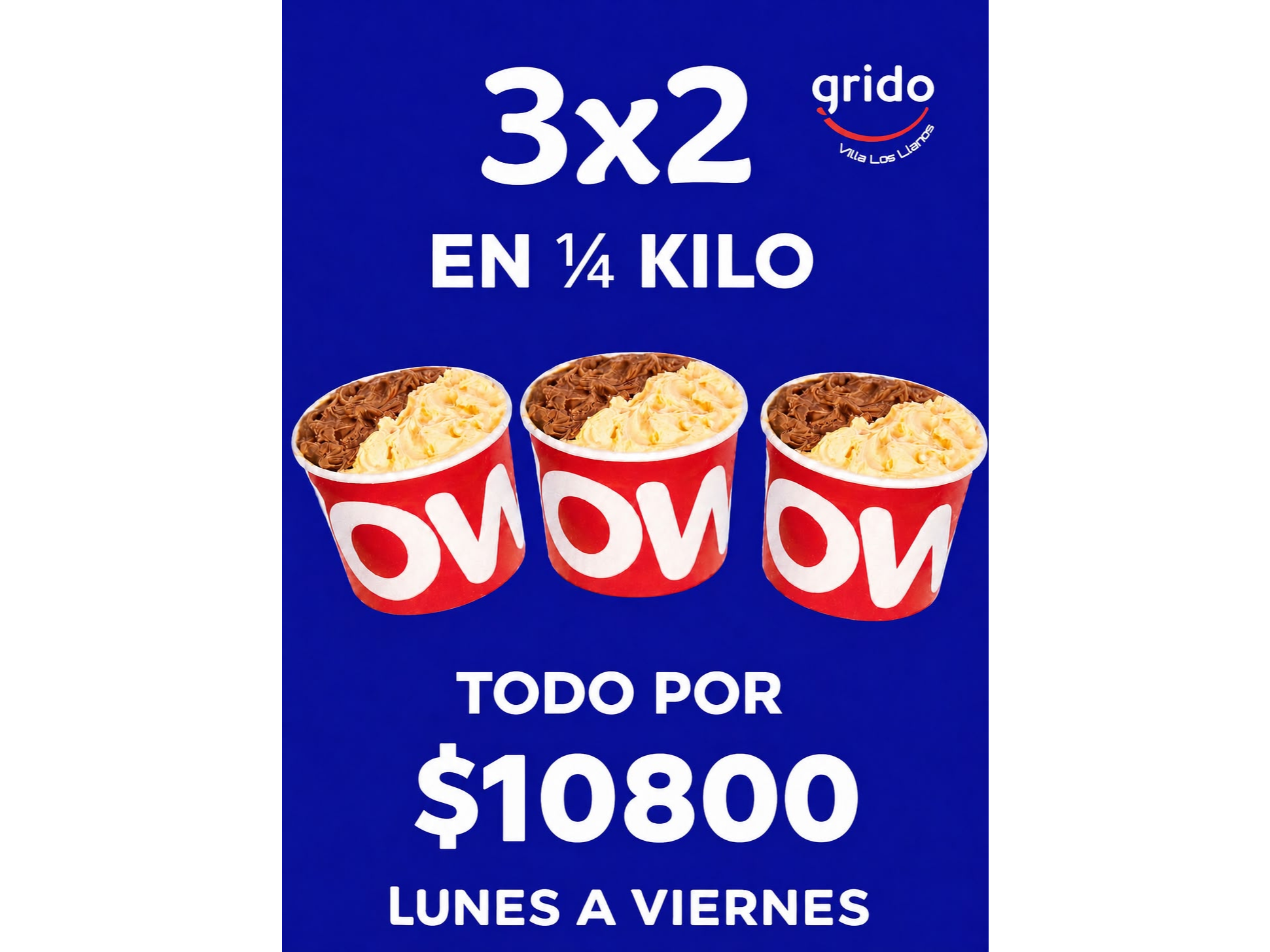 PROMO 3X2 EN CUARTO DE KILO