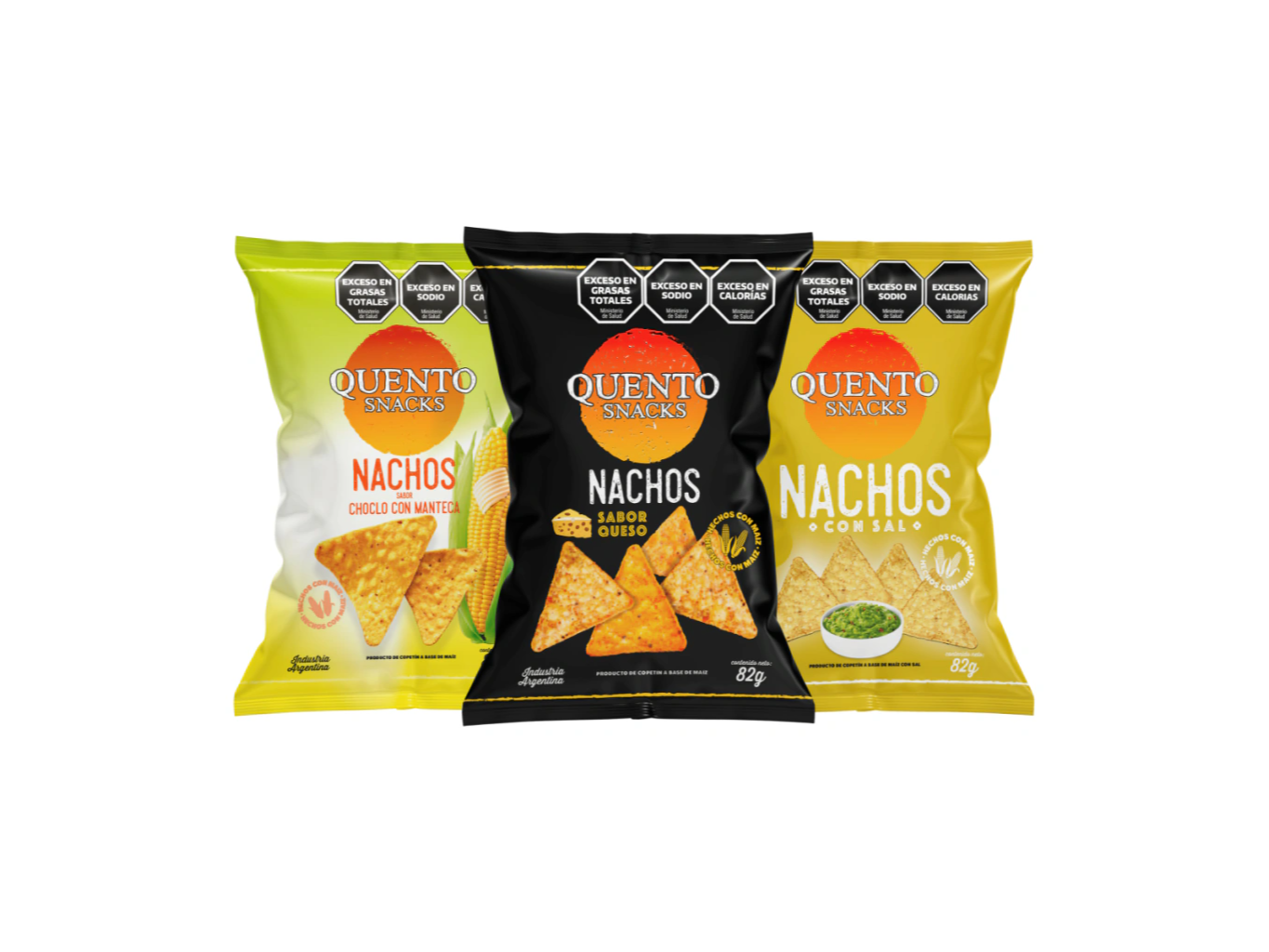 NACHOS X 82 GR QUENTO