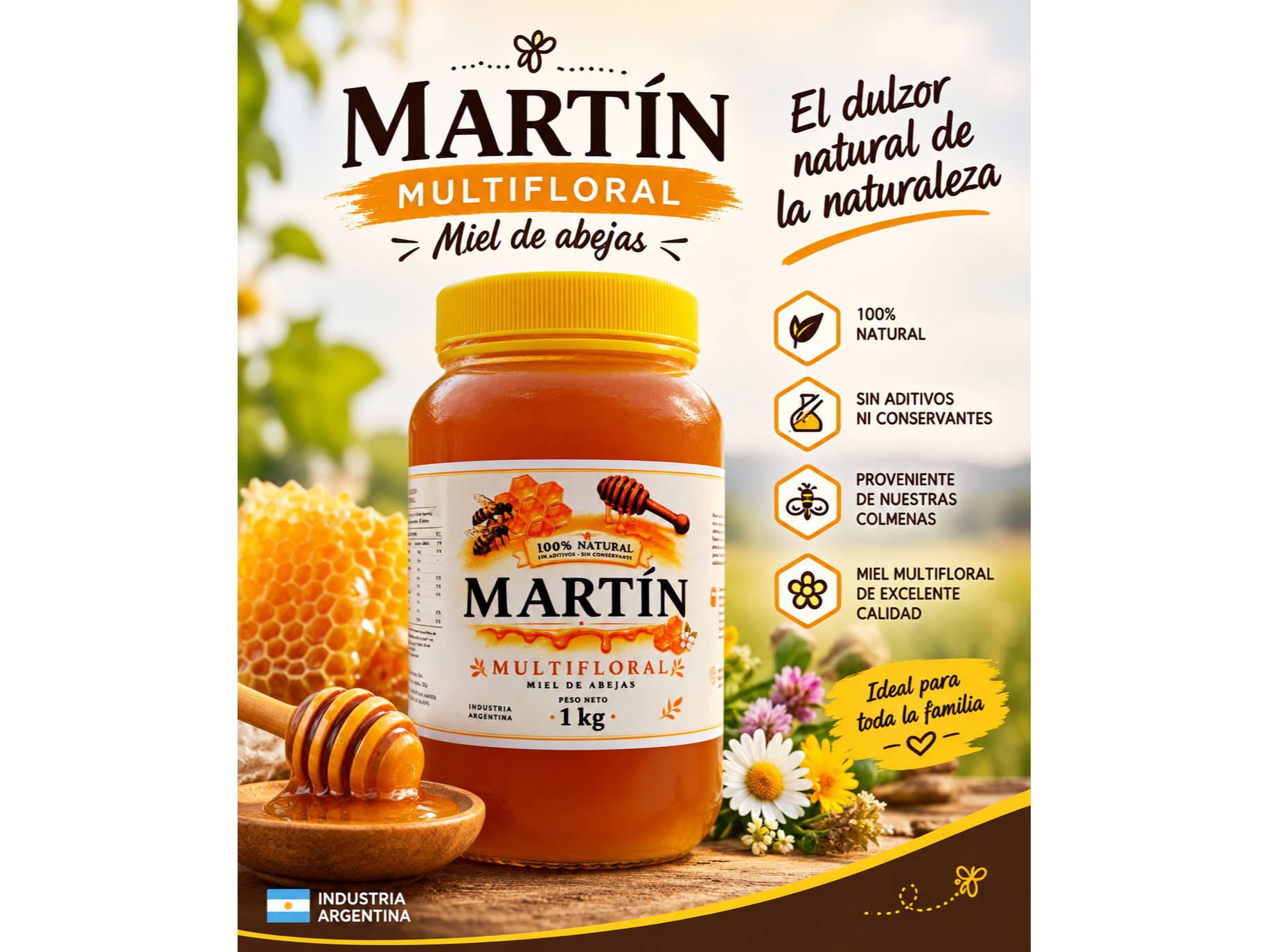 Miel pura de Distribuidora Makarios