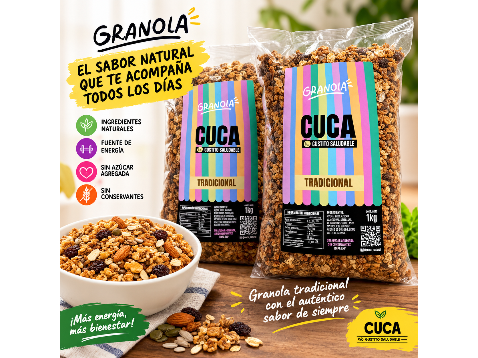 GRANOLAS  CUCA