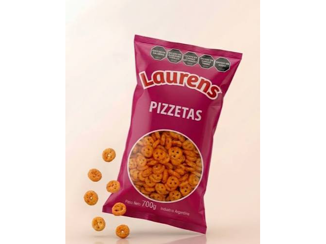 SNACK PIZZETAS X 700 GR LAURENS