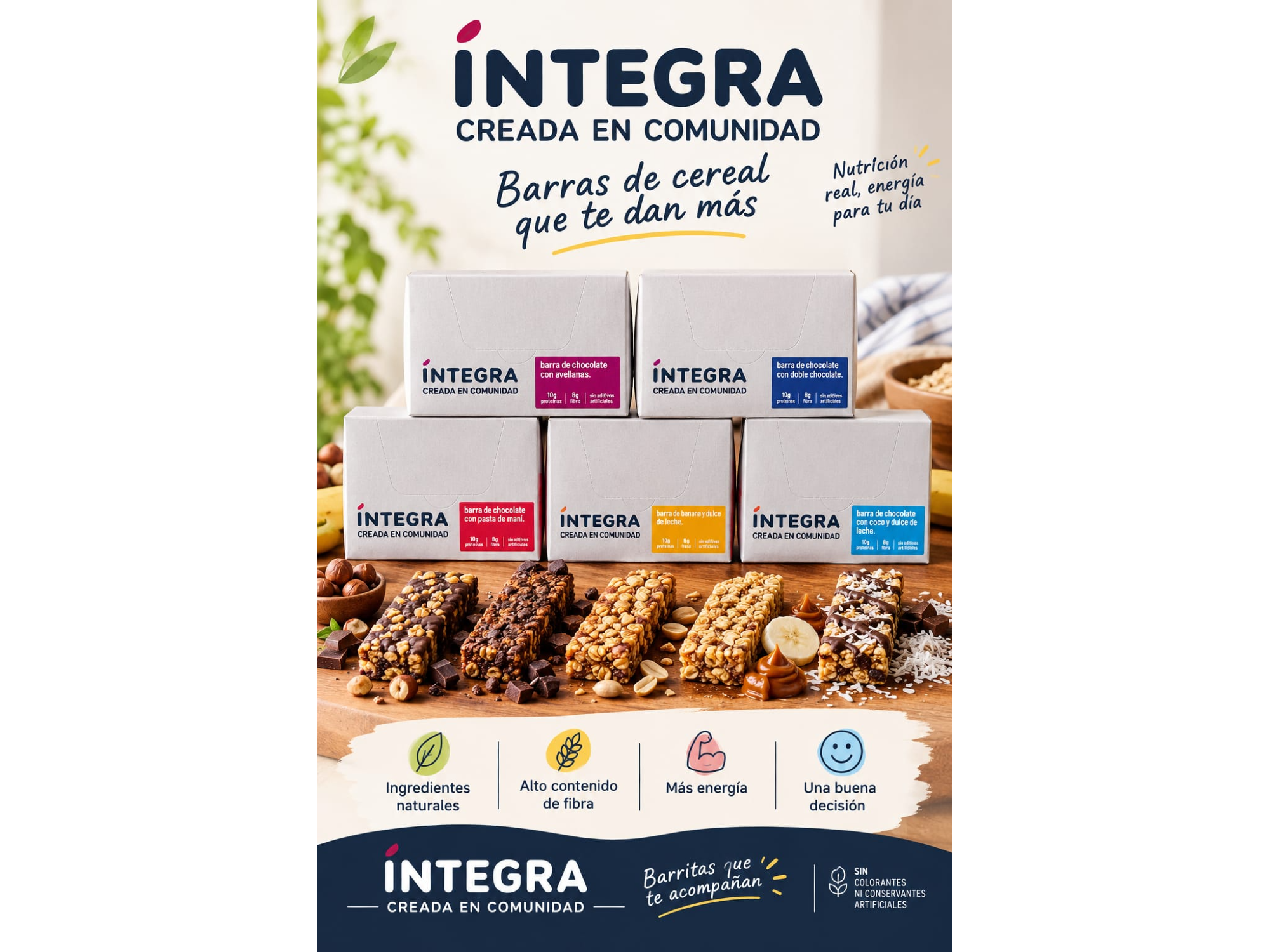 BARRITA TIPO GOLOSINA SALUDABLE INTEGRA