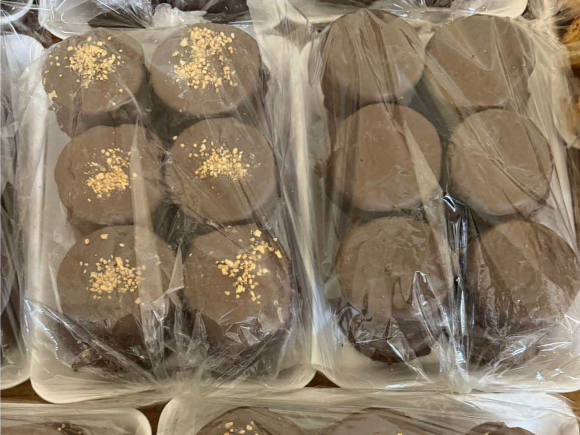 Alfajores de chocolate