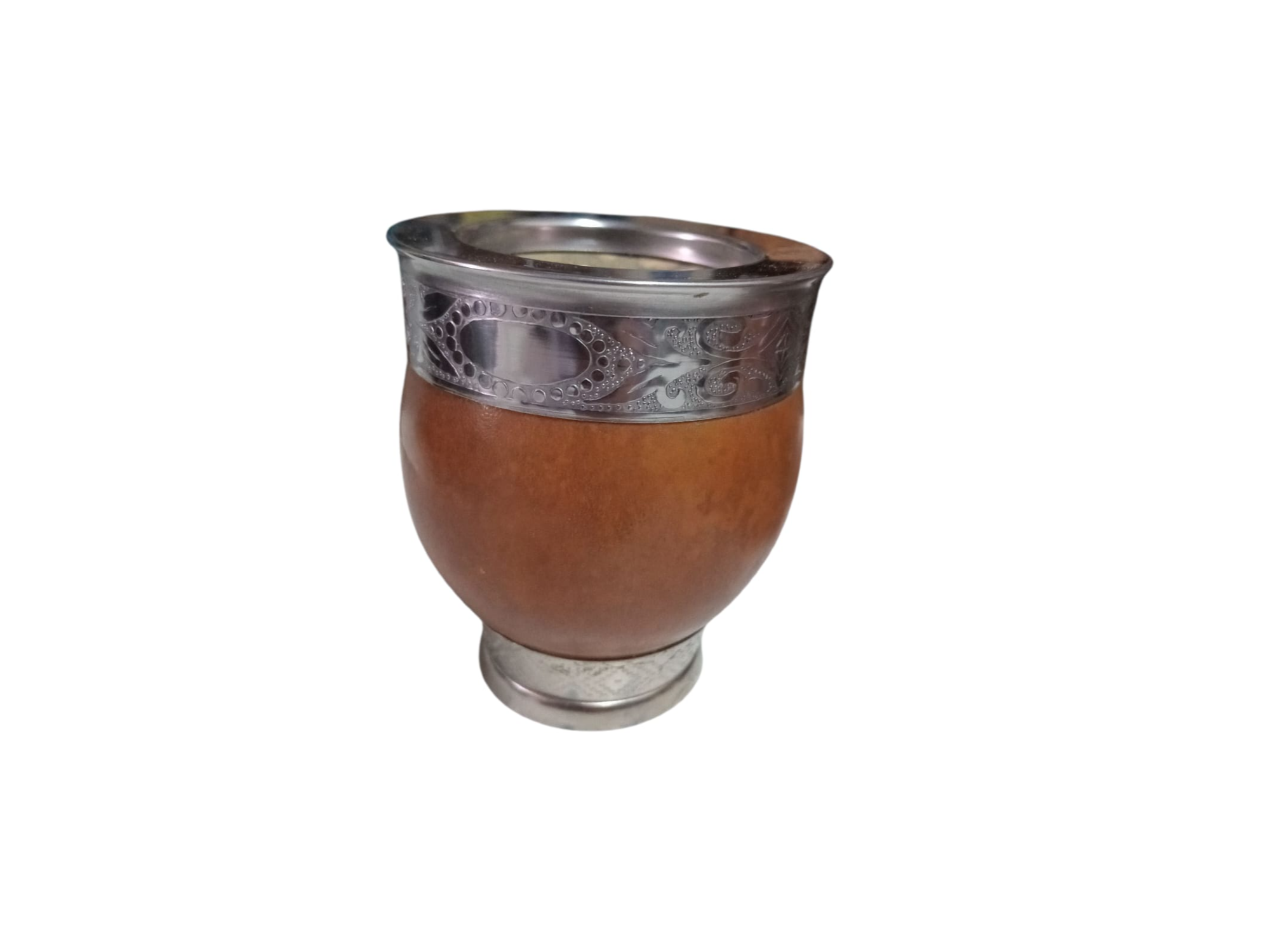 Mate imperial calabza pulido virola de acero