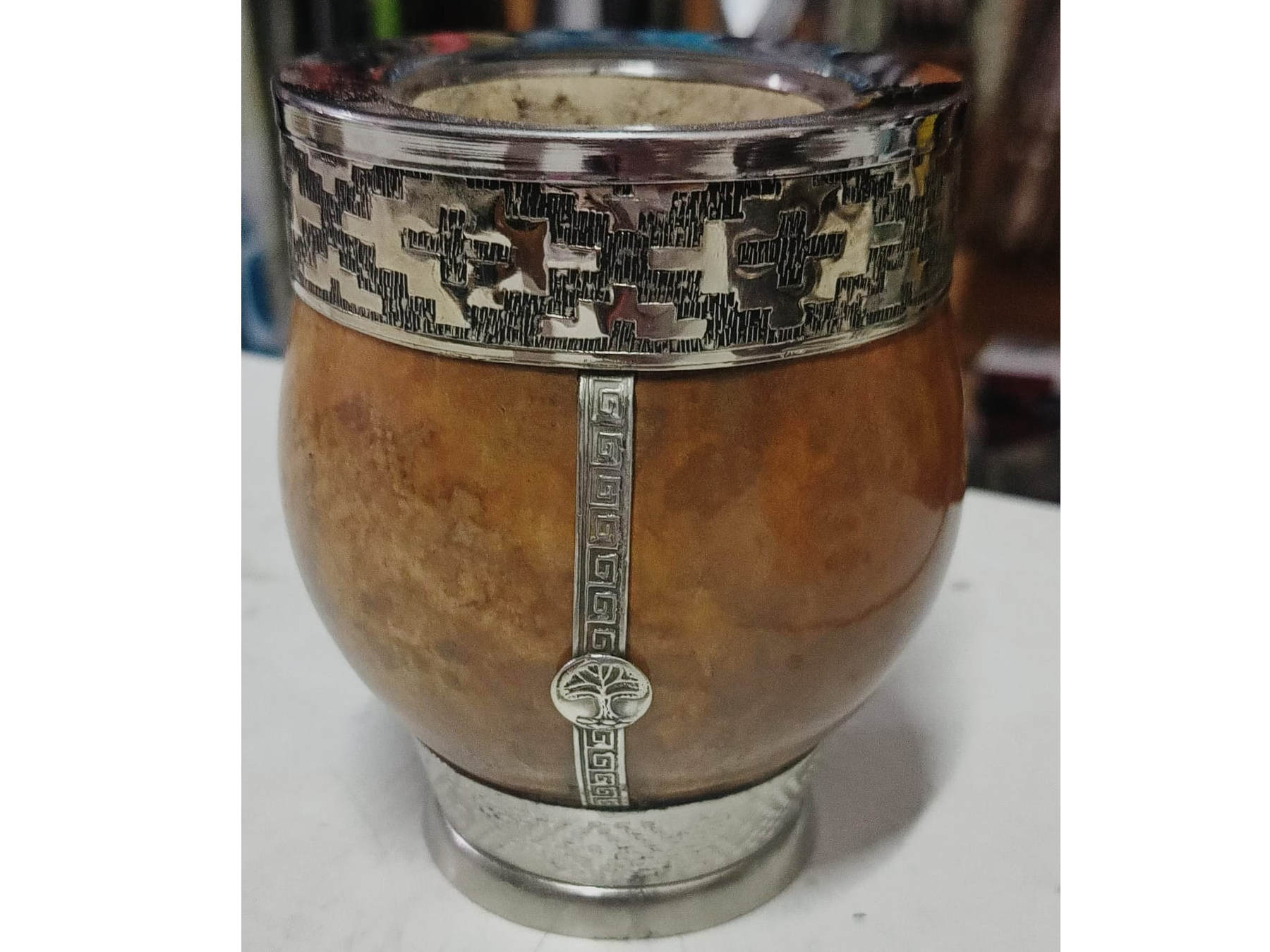 Mate imperial con virola de Acero y alpaca