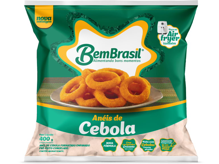 Aros de cebolla x 1 kg BemBrasil