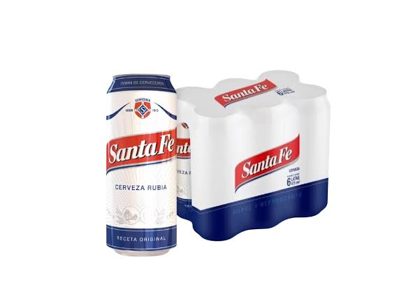 Cerveza Santa Fe x 473 ml pack x 6