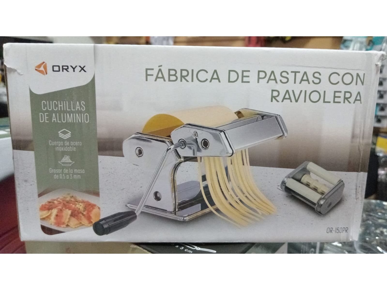 Fabrica de pasta con raviolera Oryx