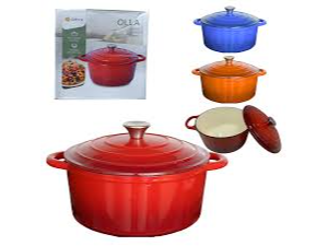 Olla de Hierro Fundido 3 colores 26cm Oryx