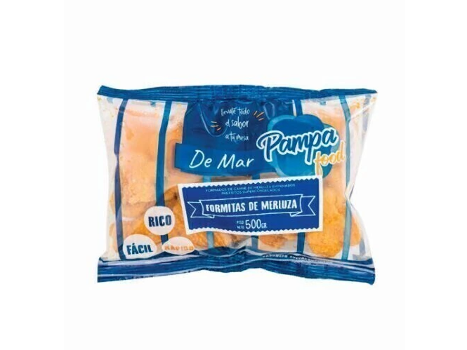 Formitas de merluza x 500 gr Pampa Food