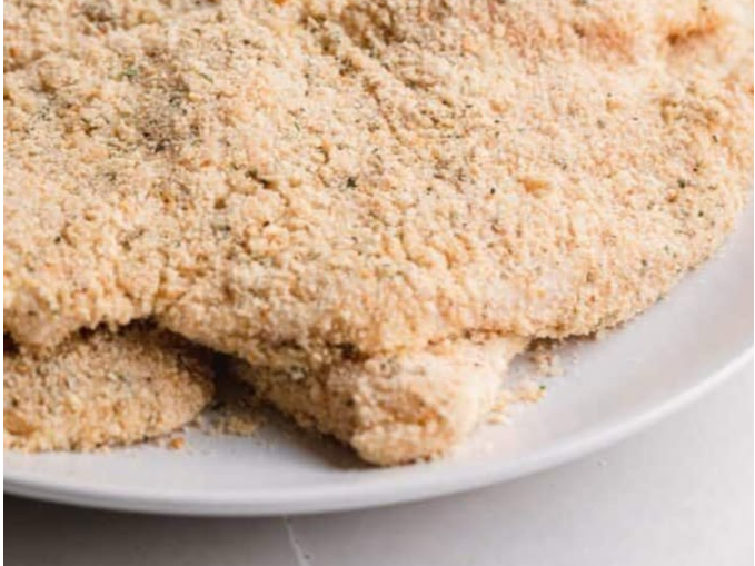 Milanesas de pollo especiales