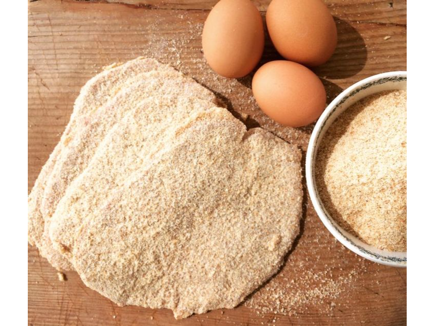 Milanesas de pollo rellenas jyq