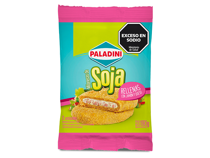 Milanesas de soja - Jamón y queso Paladini