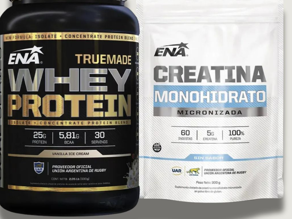 Solución Gym (whey protein + creatina)
