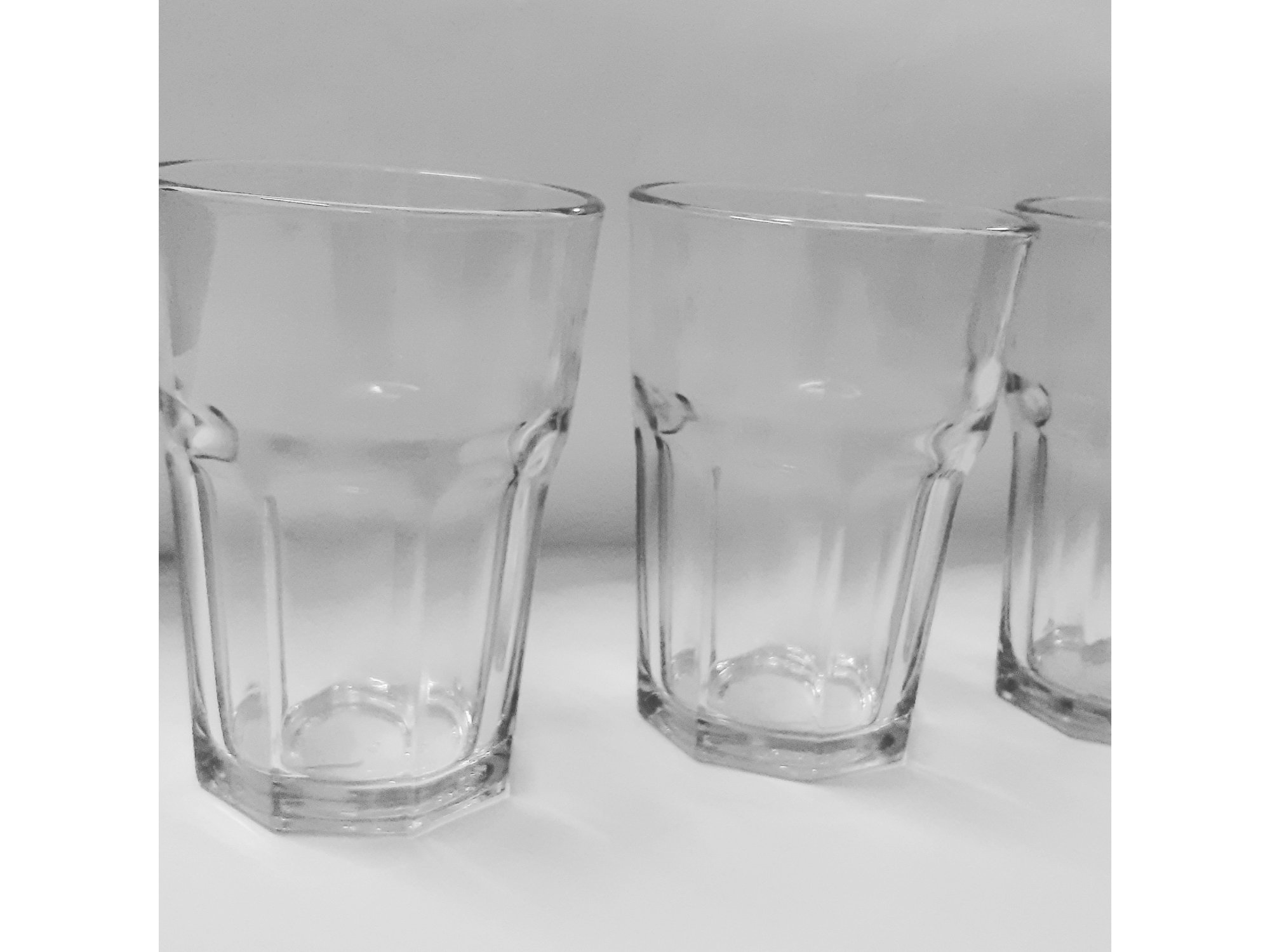 Vaso Alto Facetado 400cc x6
