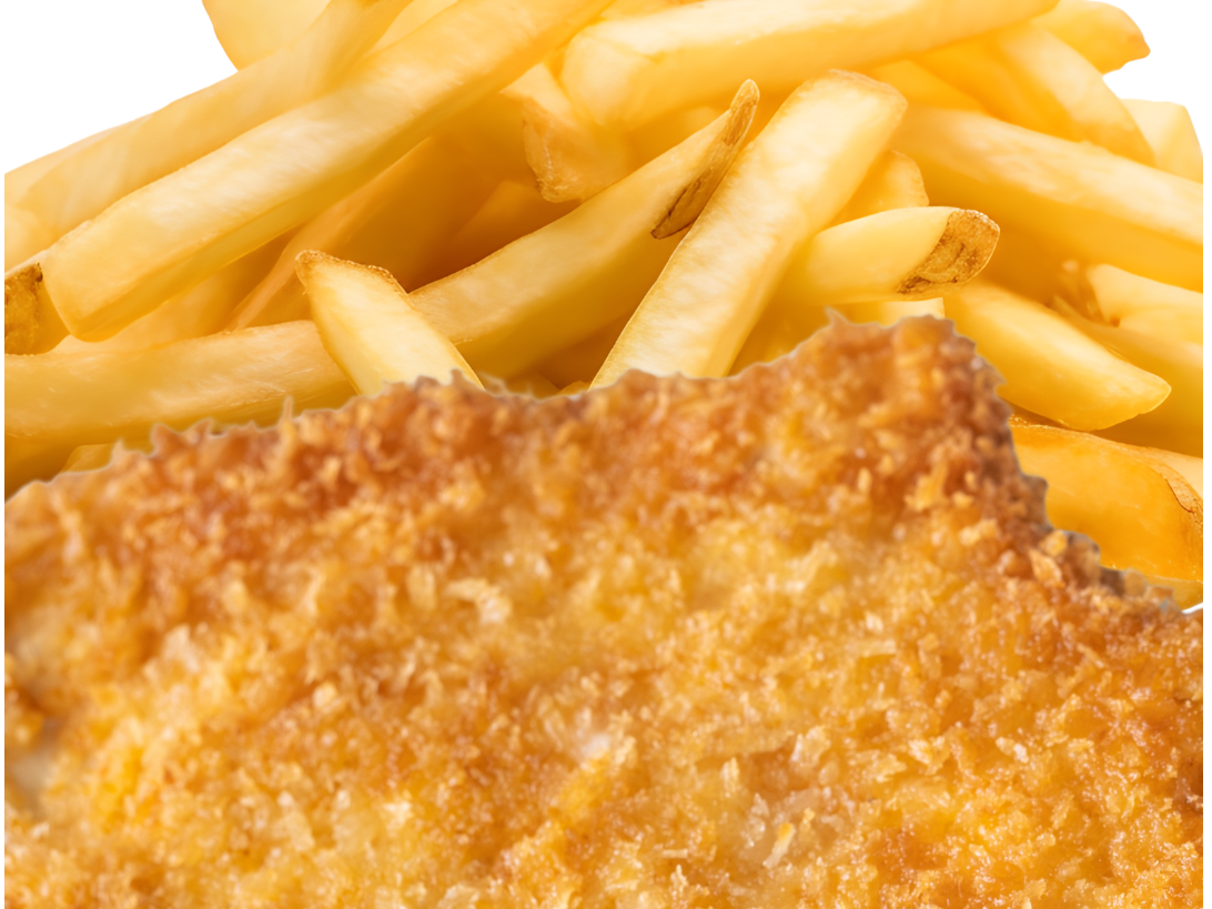 MILANESA CON PAPAS FRITAS, PARA 2 PERSONAS