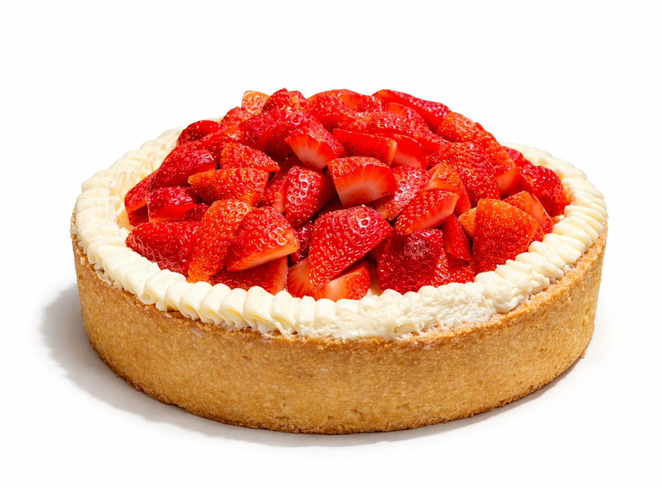 TARTA DE FRUTILLAS de MATCA SALUDABLE