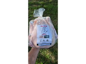 Pollo pastoril ENTERO congelado de Granja La Pluma