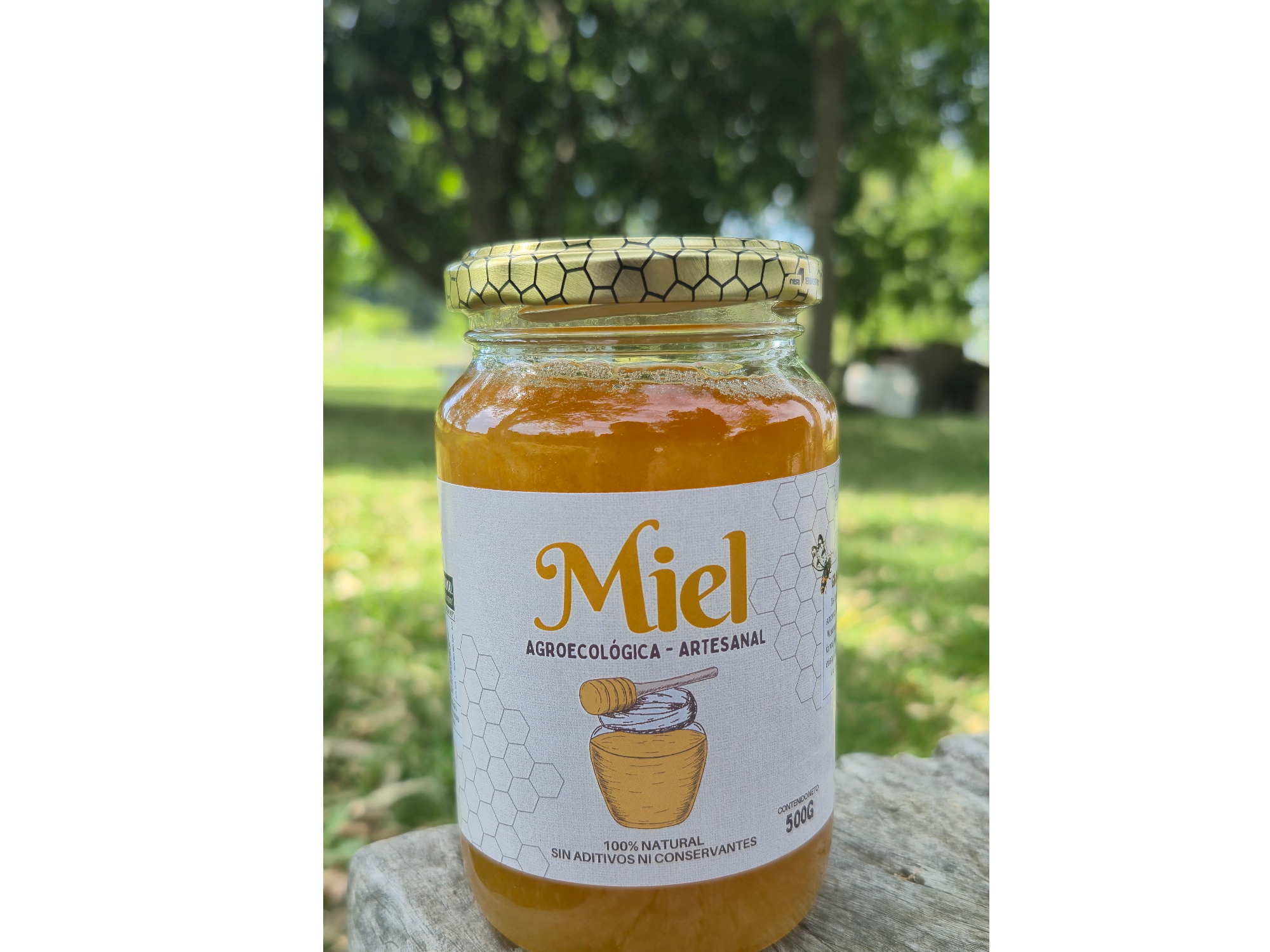 Miel agroecológica de Granja La Pluma