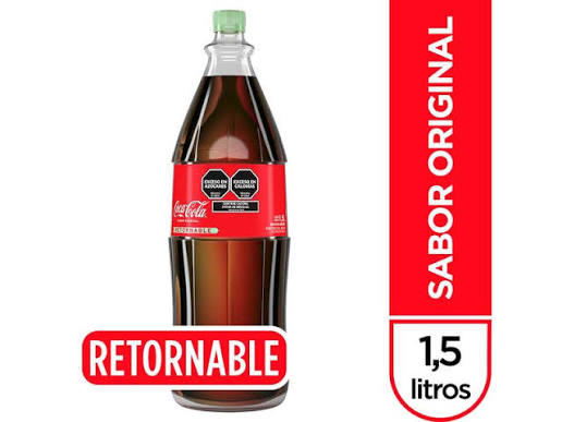 COCA COLA X 1.5LT VIDRIO