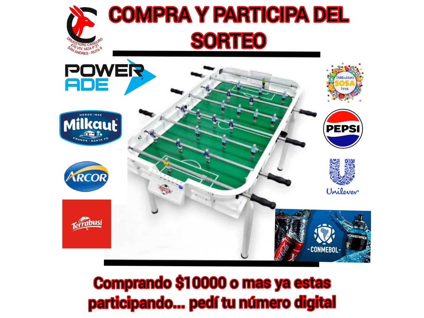 SORTEO DE UN METEGOL