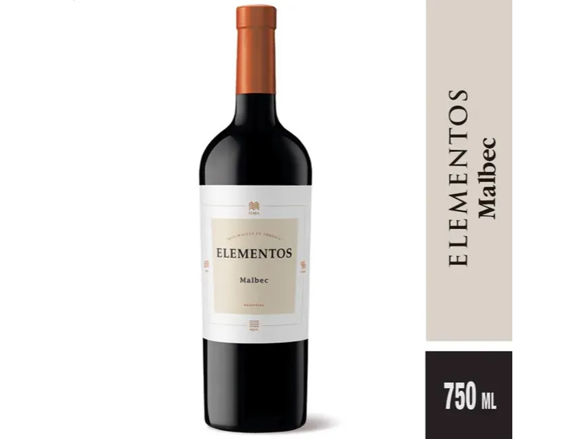 VINO ELEMENTOS MALBEC
