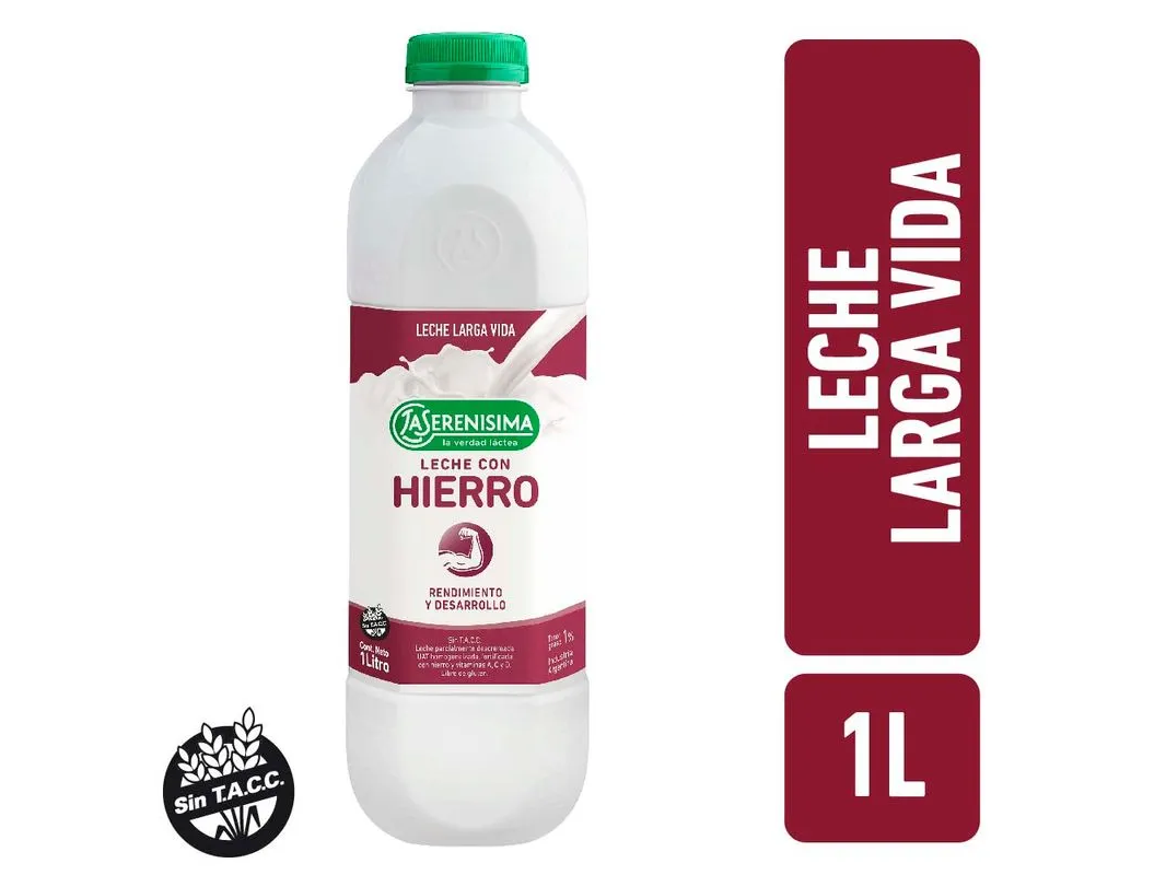 LECHE C/HIERRO LS