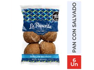 PAN CON SALVADO LA PANERITA X 6