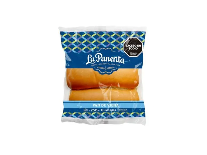 PAN VIENA LA PANERITA X 6 UNID