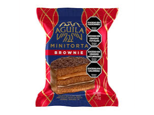 ALF. MINITORTA AGUILA BROWNIE X 71.5G