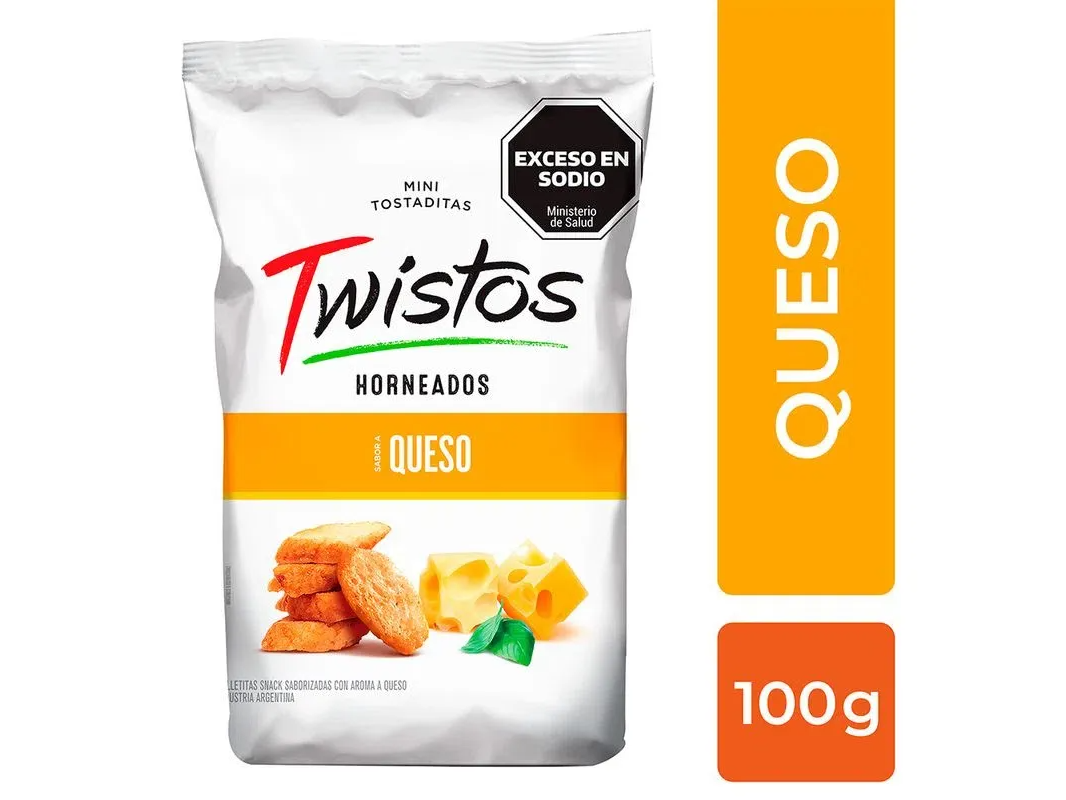 TWISTOS QUESO X 95G