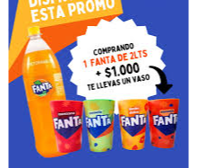 VASO PLASTICO FANTA