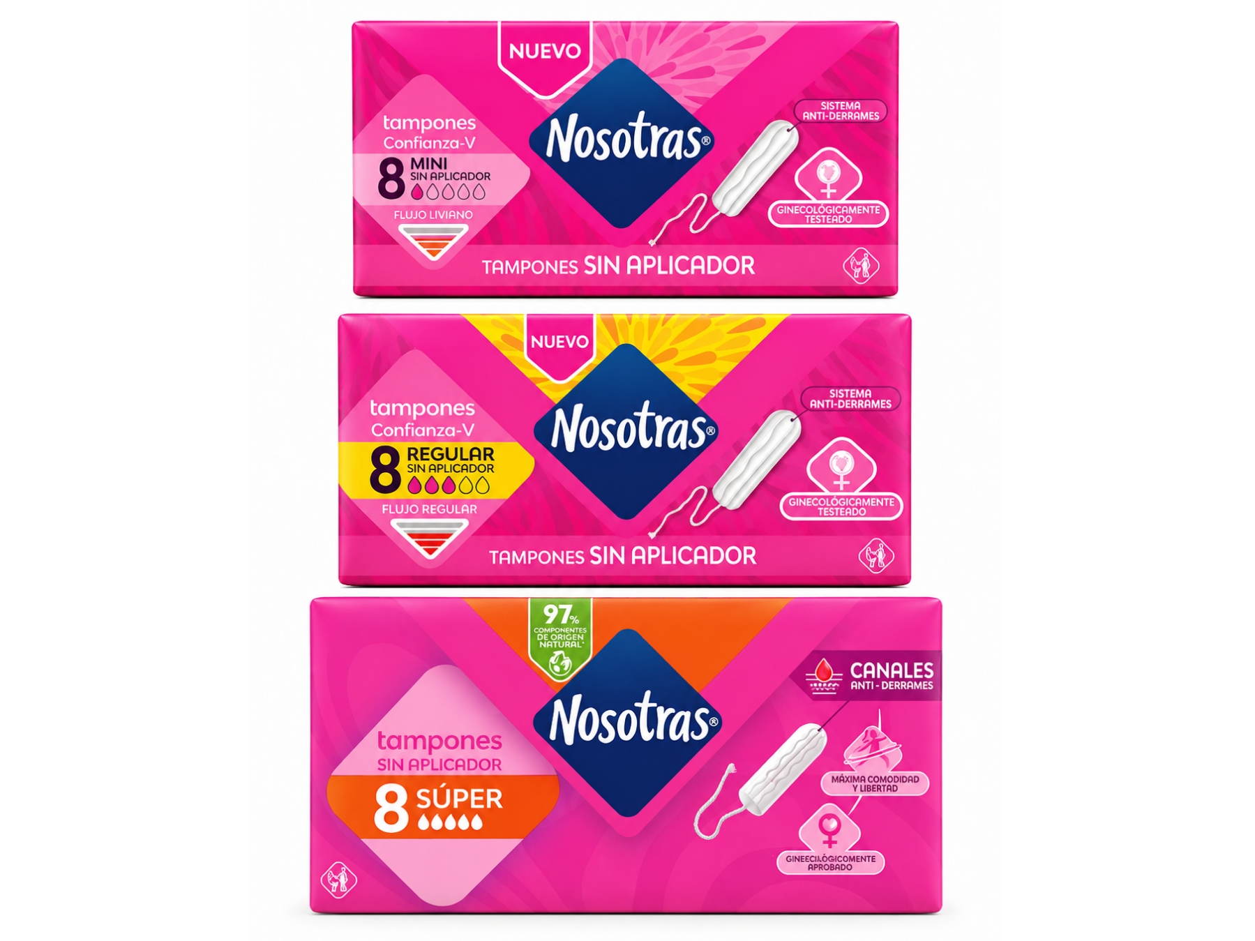 Nosotras tampones x 8
