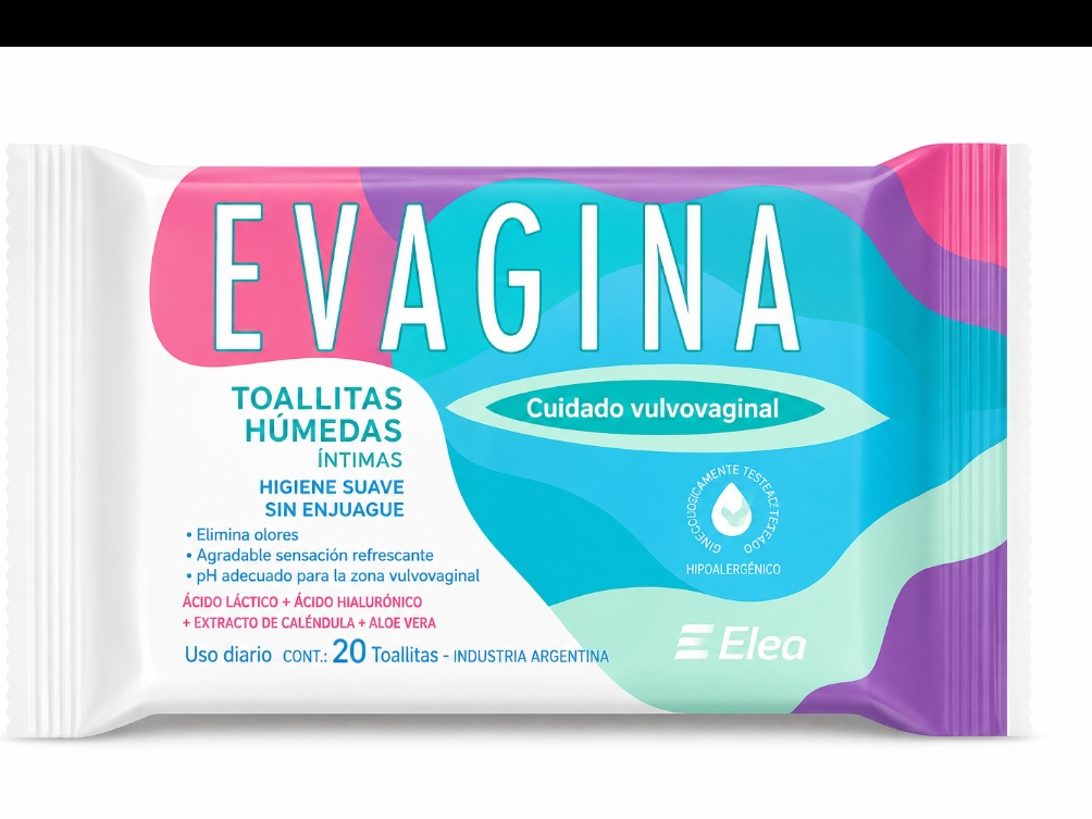 Evagina toallas humedas x 20