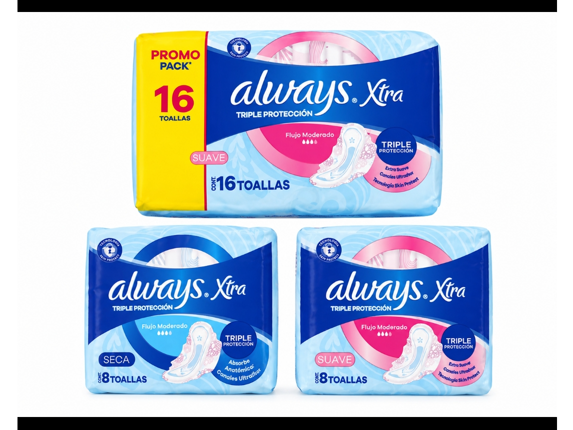 Always xtra triple proteccion