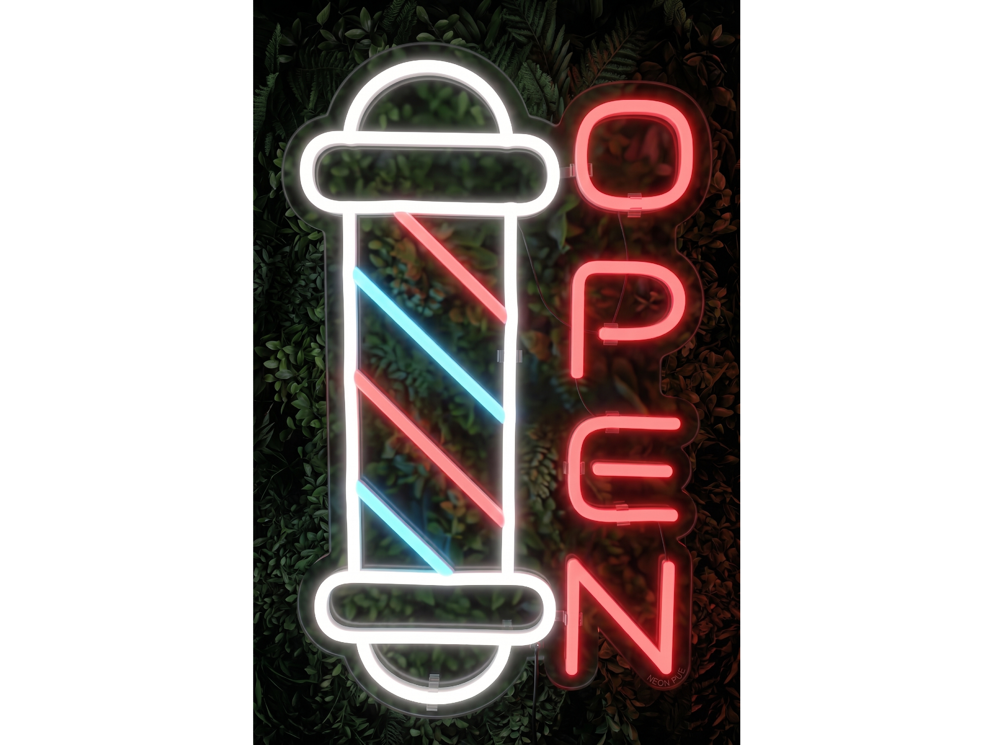 OPEN BARBER 💈 de NEONPUE - Cartelería NEON LED