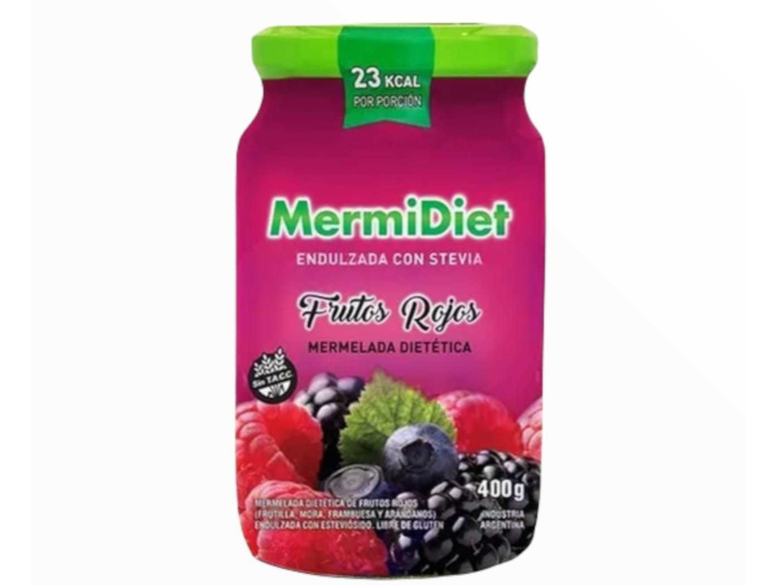 MERMELADA DE FRUTOS ROJOS MERMIDIET s/tacc