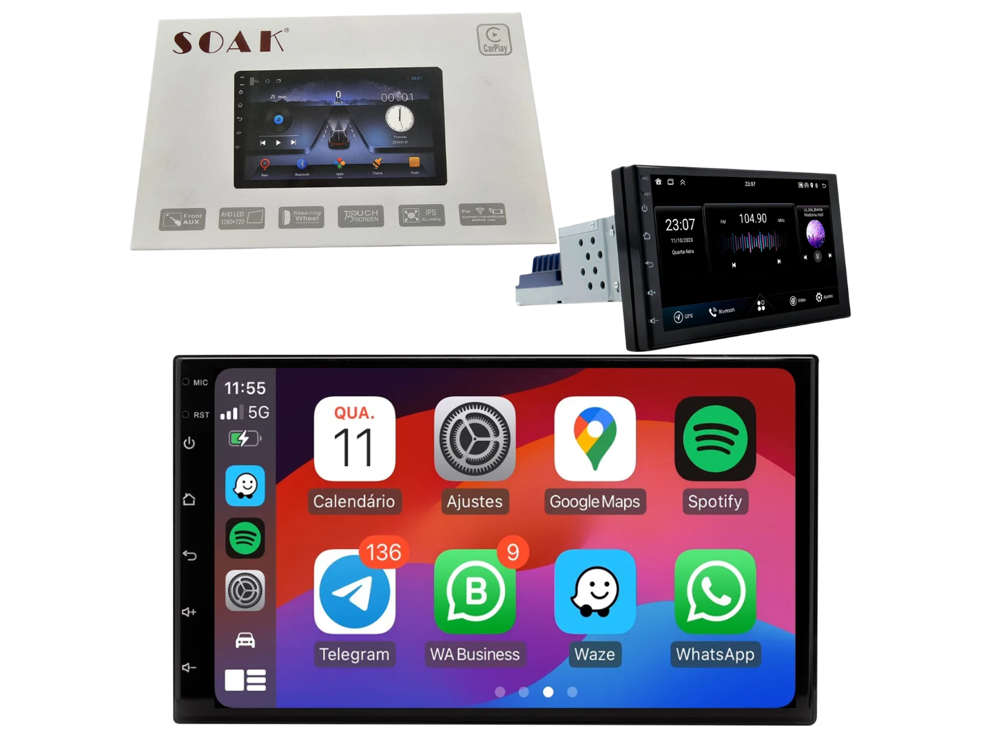 Estereo Con Pantalla SOAK 929CP