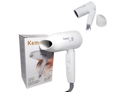 Secador de pelo Kemey KM-368 blanco
