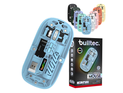 Mouse Inalambrico Recargable USB-C 2.4Ghz + Bluetooth BULLTEC